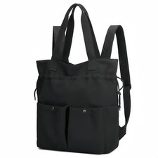 Drawstring Gym Backpack, Convertible Tote Backpack, Sports Gym Bag for Women ...