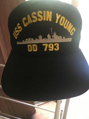 US Navy USS Cassin Young DD 793 Baseball style hat - cap adjustable 7/1/26
