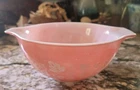 Vintage Pyrex #442 1 1/2 Qt Pink Gooseberry Cinderella Bowl