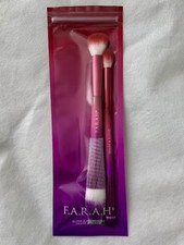 F.A.R.A.H Makeup Brush Set Blush Highlight Shade Blend 2pc Full Size