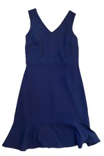 Banana Republic Women’s Navy Blue Sleeveless Petal Dress Size 6P 10/10 Condition