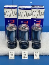 3 FACTORY MATCHED TUNG SOL 6L6GC STR FROM 2015 NOS