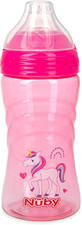 Thirsty Kids No Spill Sip-It Sport Tritan Travel Cup with Soft Silicone Spout an