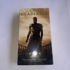 Gladiator VHS, 2000 Russell Crowe Joaquin Phoenix Ridley Scott Rome Coliseum