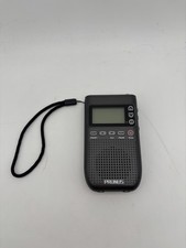 PRUNUS J-618 Portable Radio AM FM to Bluetooth Earphone, as Pocket, Gray - USA