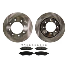Disc Brake Rotor and Pad Kit For 2005-2007 Ford F-250 Super Duty Rear