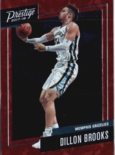 2017-18 Panini Prestige #43 Dillon Brooks Micro Etch Rookies Red