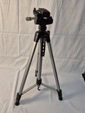 Amazon Basics 60-Inch Lightweight Camera Tripod with Carrying Bag - Silver/Black