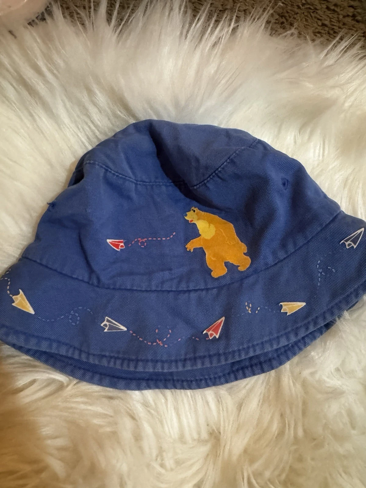 Bear In The Big Blue House Hat Toddler Vintage Euc 90’s