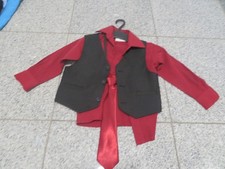 Hemd Gr. 92 mit Krawatte und Weste Gr.2 Konfirmation, Taufe, Hochzeit