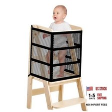 Toddler Learning Tower Safety Net, Safety Net Guard for Toddlers Tower, Step