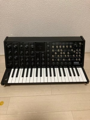 KORG MS-20 Mini Semi-Modular Analog Synthesizer 37-Key w/ Case Patch Cables Used