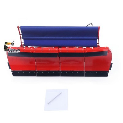 1/14 Metal Snow Blade for 8*8 Hydraulic RC Roll On Off Dump Truck 6*6 Lorry Part