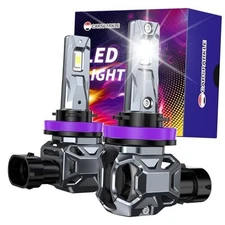 Bulbs/H8/H9 Fog Lights Bulbs 6500K IP68 Waterproof Real 1:1 Size Plug & Play H11