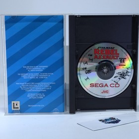 Star Wars Rebel Assault CIB W/ Manual - Sega CD