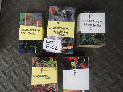 TRADING CARD BOX LOT F62WILDSTORM PUNISHER SUPER HERO RELATED C-PICS