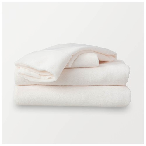 Berkshire Queen Velvetsoft avorio set lenzuola 6 pezzi federe extra sensazione velluto - Foto 2 di 5