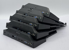 Lot of 5 Dell Latitude K13A USB Ethernet DP VGA Docking Station K13A002-No AC