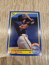 1990 Score - David Justice #650 (RC) Atlanta Braves Rookie Card MLB Baseball HOF
