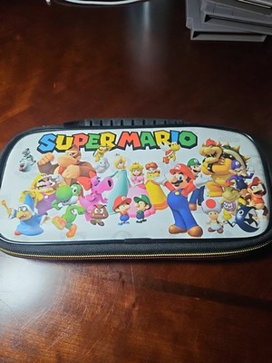 Super Mario Nintendo Switch System Carrying Travel Case Used