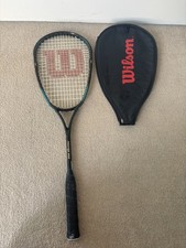 Wilson Proton 200 High Beam Series Quash Racket with Cover Excellent Condition
