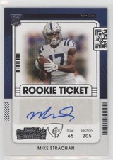 2021 Panini Contenders Rookie Ticket Mike Strachan #251 Auto z4k