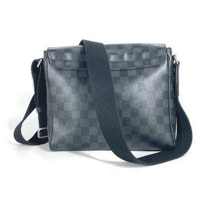 LOUIS VUITTON N41028 Damier Graphite District PM NM Crossbody