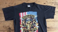 Guns N Roses Rare Original Vintage 91-92 Use Your Illusion Tour Skull&Flag Shirt