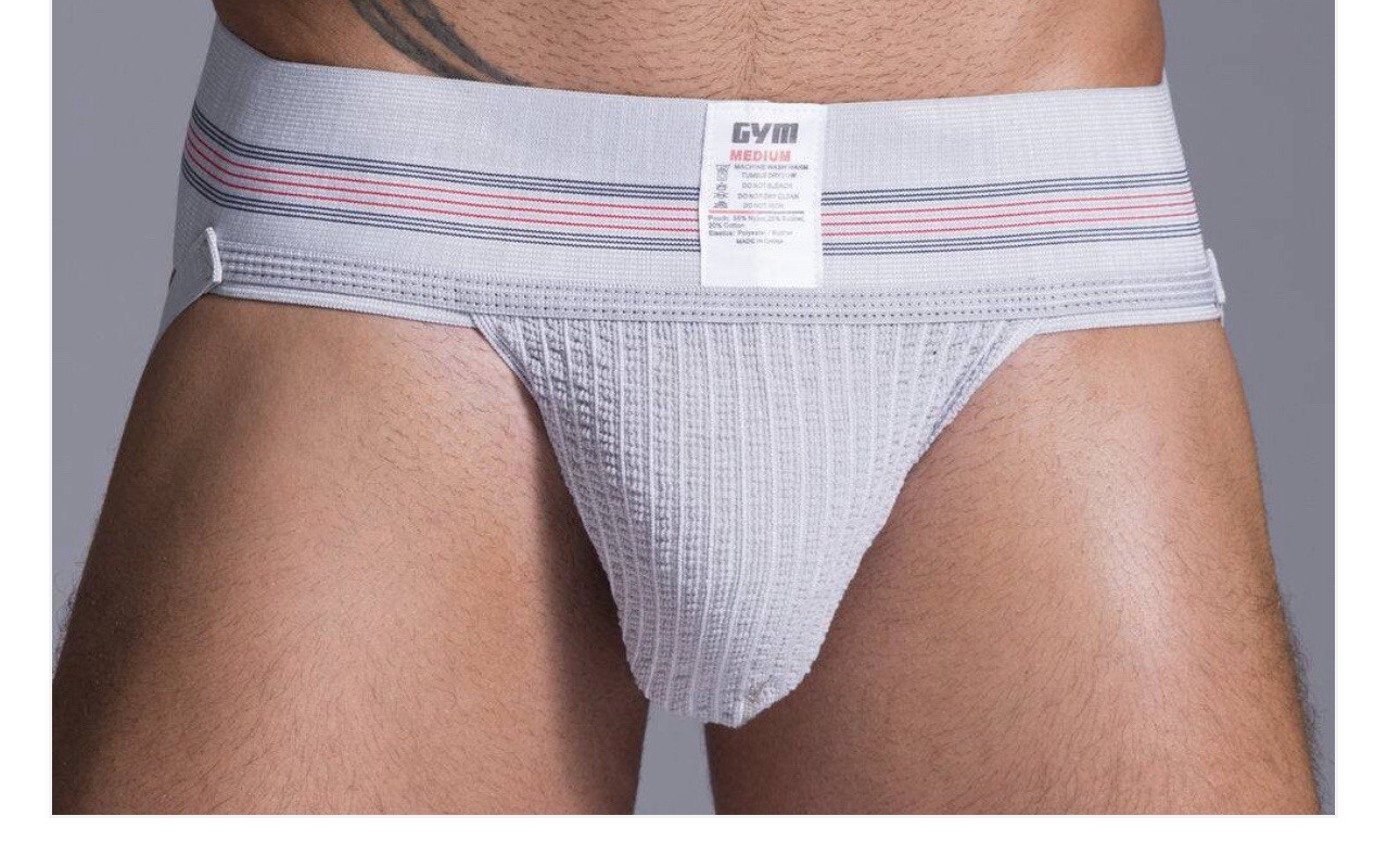 GYM Classic Old School Men Jockstrap 3&rdquo; Waistband Jock BIKE Style Size Large NEW