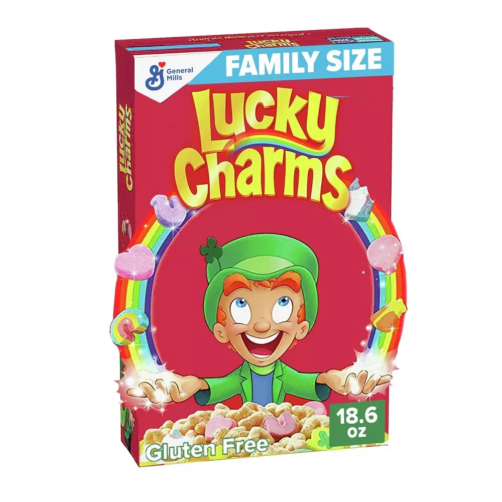 Lucky Charms Cereal Box