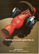1974 Maremont Cherry Bomb Muffler Vintage Magazine Ad Muffler With Ear Muffs