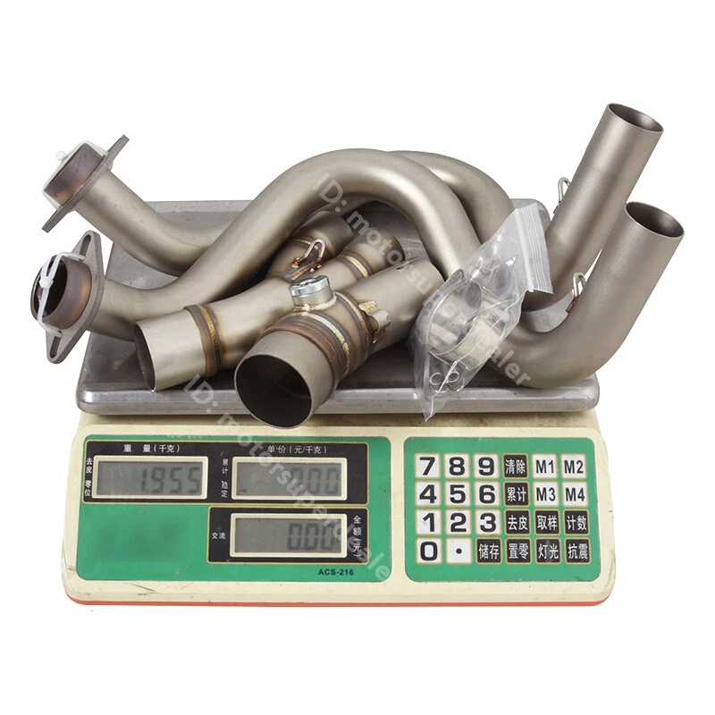 For Kawasaki Ninja 650 2012-2022 Z650RS Exhaust Tips Black Header Pipe System - Image 2 of 4