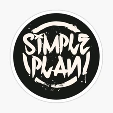 Simple Plan Vinyl Die Cut Sticker
