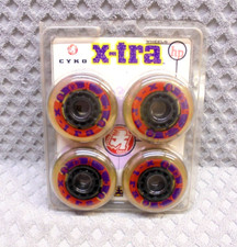 CYKO Inline Roller Blade Wheels 80A Skating Hockey 76mm 4 Pack NOS