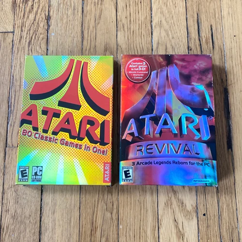 Atari: 80 Classic Games in One (PC, 2003) + Atari Revival
