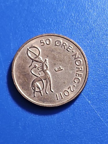 2011. Norway 50 Øre - Harald V Coin (KM.#460 )