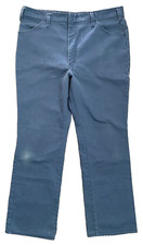 Vintage 70s Dickies Workwear Talon Zipper Canvas Pants 38x31 USA Made Mens