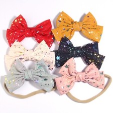 4.8 12cm Elastic air ties Girls Ponytail Hold...