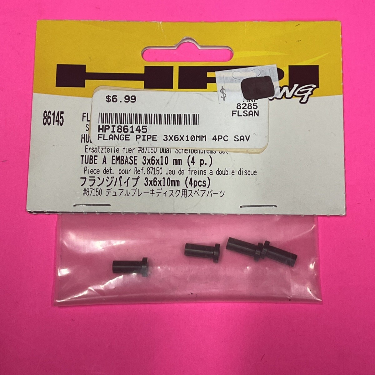 HPI Racing 86145 Flange Pipe 3x6x10mm (4PC) Savage X SS NEW NIP | eBay