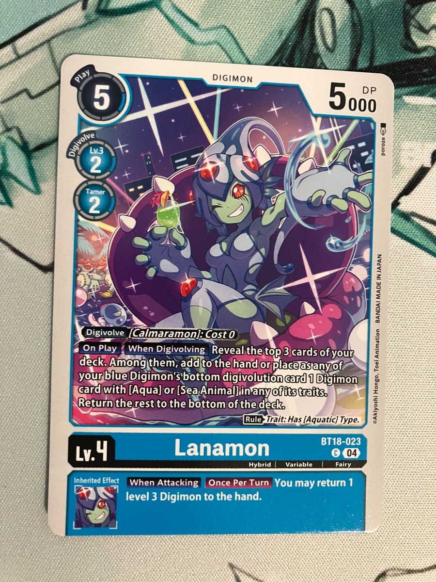 Lanamon BT18-023 C Digimon Release Special Booster 2.0 NM | eBay