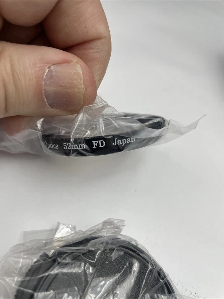 Merkury Optics Set (3) 52mm Lenses Lens Filter UV FD PL w/Case - Image 4 of 4