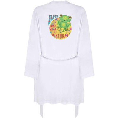 'Happy Leap Year Birthday' Adult Dressing Robe / Gown (RO045187)