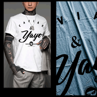 Hip Hop t-shirt Street Hustle Yayo urban Gangster Mobster thug life Mafia tee