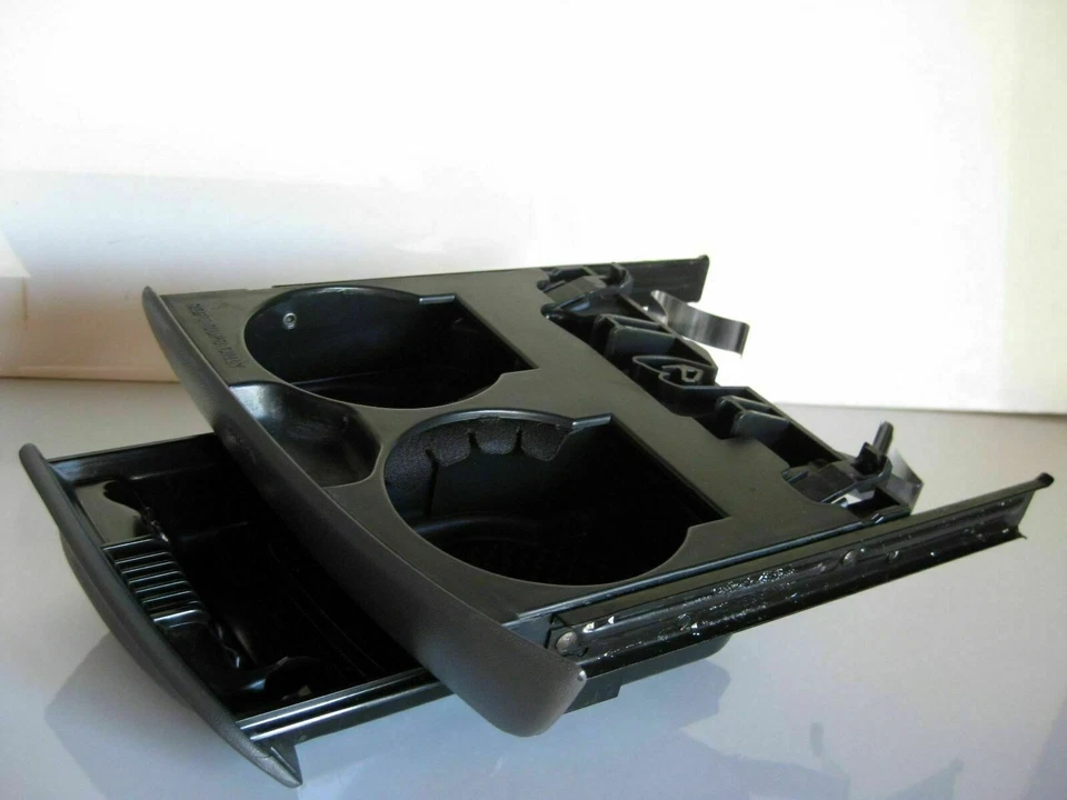 ✅ Ford Expedition F150 Navegador Salpicadero Portavasos Bandeja Ceniza Gris Grafito Fabricante de Equipo Original Foto 3 de 4