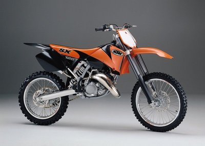 KTM 125 SX BREAKING REAR TYRE YELLOW 13 BIKE BREAKERS ((WEB-STOCK