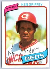 KEN GRIFFEY 1980 TOPPS 80 NO 550 NRMINT+                  45597