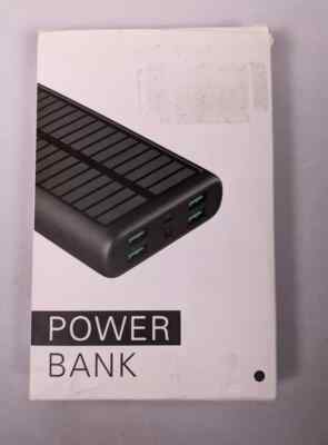 Solar Charger, Power Bank, 4 USB & Type-C Output and Solar Charging, 36800mAh