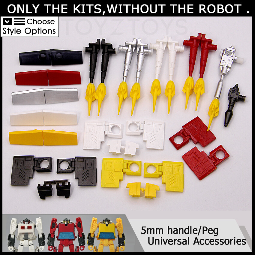 Upgrade Kit For Earthrise SUNSTREAKER Spinout Cordon- Choose Folded / Wrist Guns