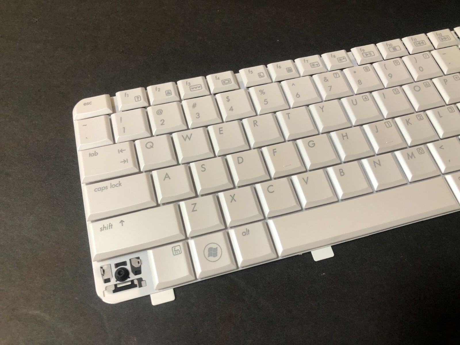 NEW HP PAVILION DV4 SERIES MOONLIGHT WHITE KEYBOARD NSK-HFD01 538108 ...