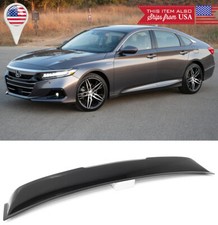 Rear Roof Window Windshield Spoiler Sun Visor Wing Deflector Fit 18-22 Accord 4d